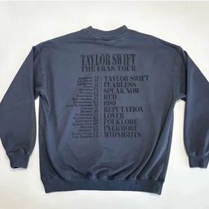 Eras Tour Blue Crewneck Taylor Swift
